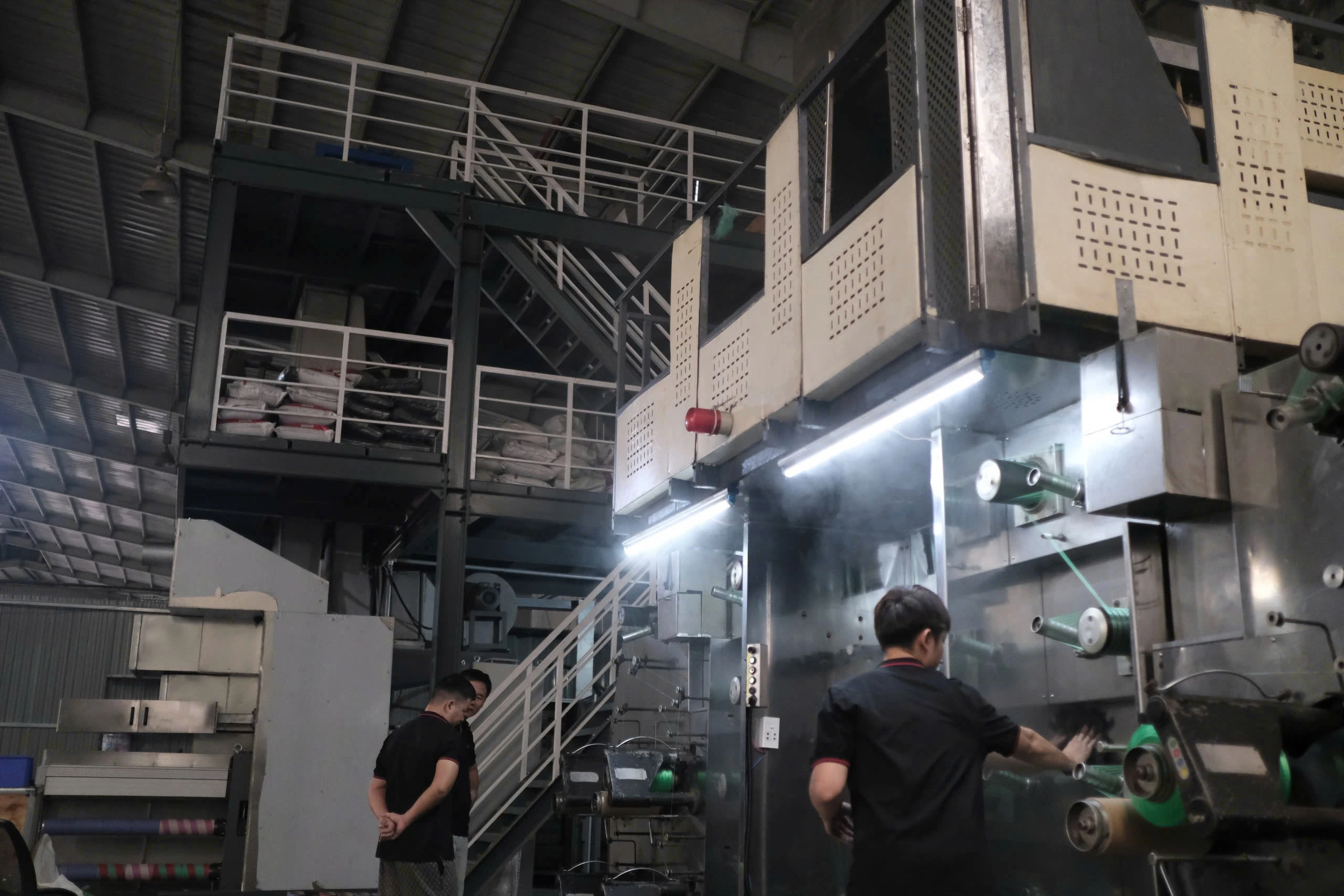 Industrial factory interior